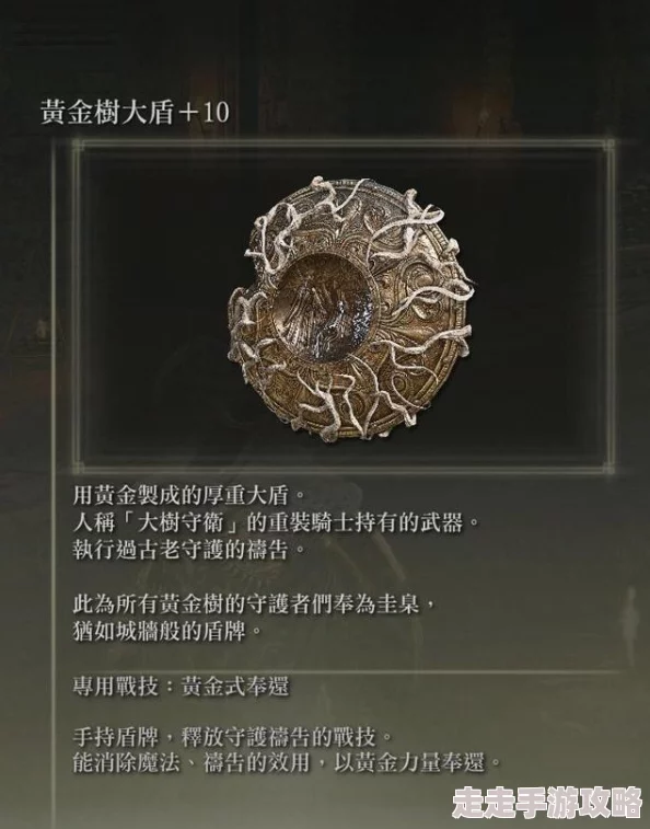 艾尔登法环游戏攻略：全面解析圣树纹大盾高效获取方法与技巧