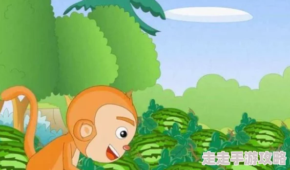 拔萝卜生猴子寓意做事需谨慎否则可能引发意外麻烦